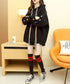 Colorful Button Hoodie